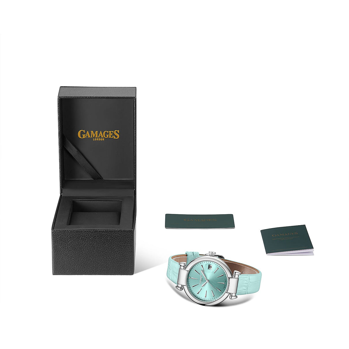 GAMAGES OF LONDON Starlight Swiss Movement with Diamond Studded Women's Watch - Blue 6711193 5