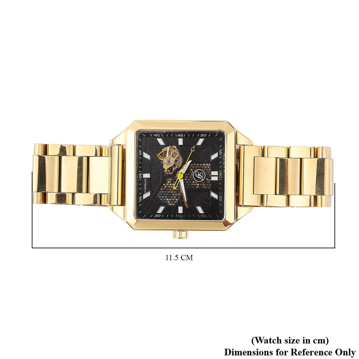 GENOA Automatic Movement 5 ATM Water Resistant Watch - Yellow 6482849 7