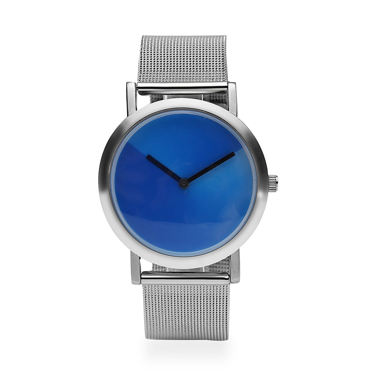 GENOA Japanese Movement Water Resistant Watch with Stainless Steel Mesh Strap - Gradient Dark Blue 7314154 0