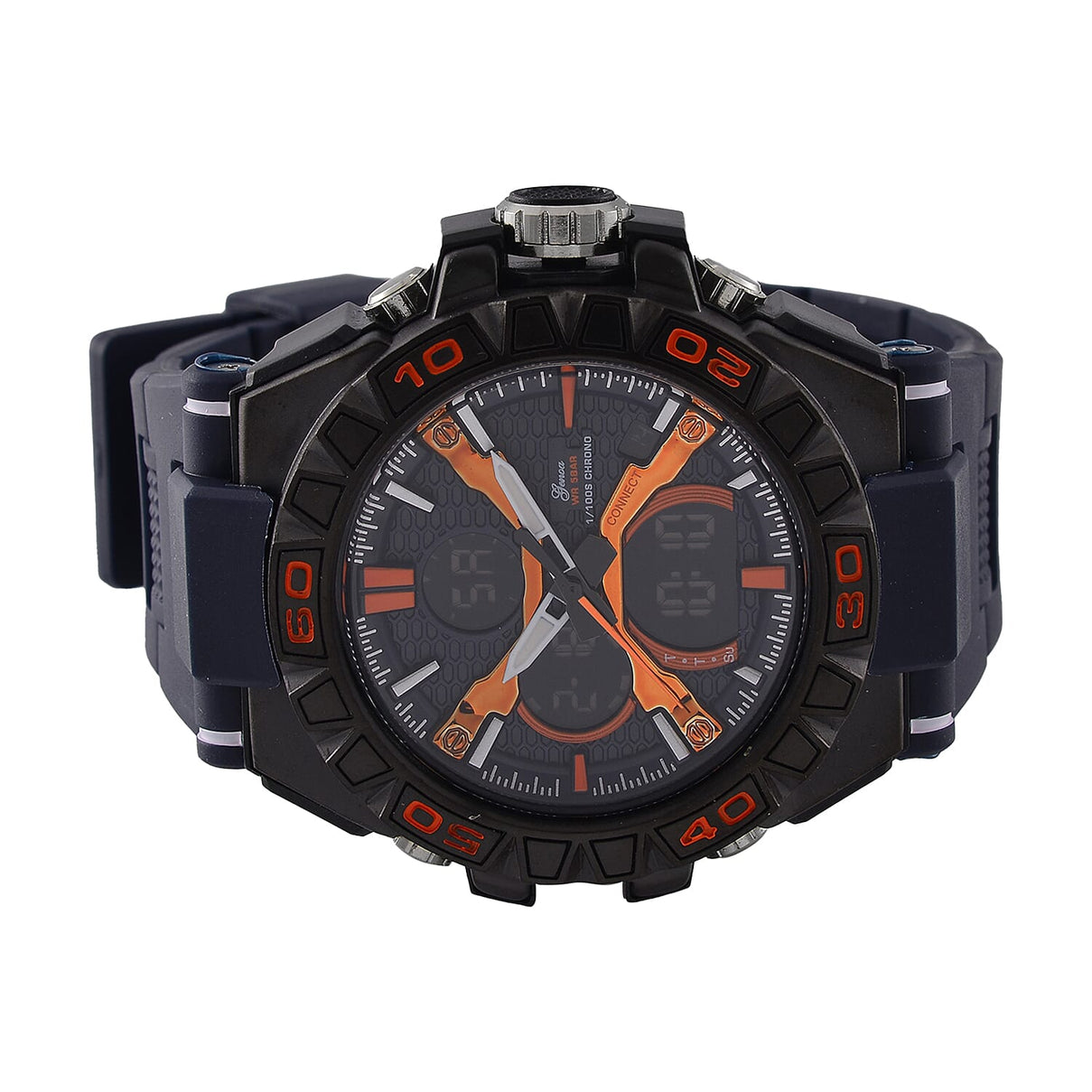 GENOA TIME V2 PC21S Japan Movement and Electronic Movement Menâ€™s Multifunction Watch 7824099 4