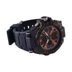Japanese Mens Watch in Stainless Steel - Orange