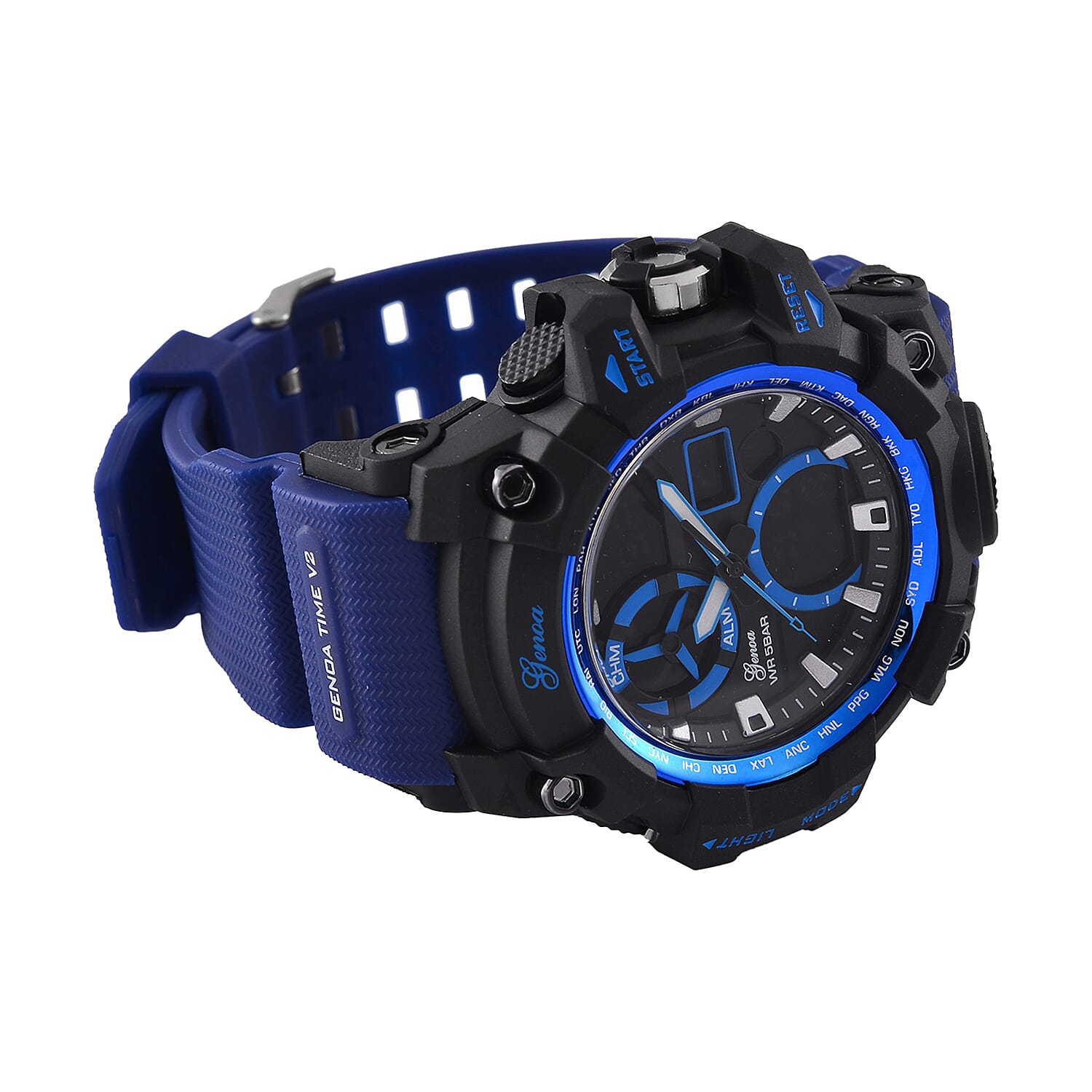 GENOA TIME V2 PC21S Japan Movement and Electronic Movement Men's Watch 7824021 5