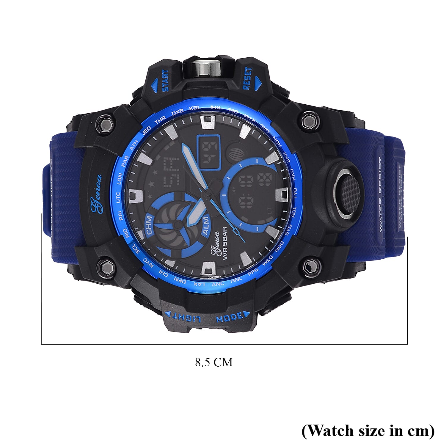 GENOA TIME V2 PC21S Japan Movement and Electronic Movement Men's Watch 7824021 7