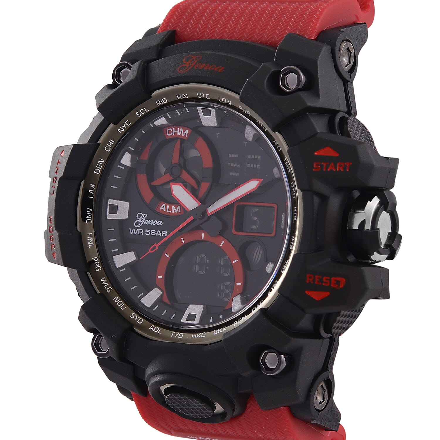 GENOA TIME V2 PC21S Japan Movement and Electronic Movement Men's Watch 7824024 3