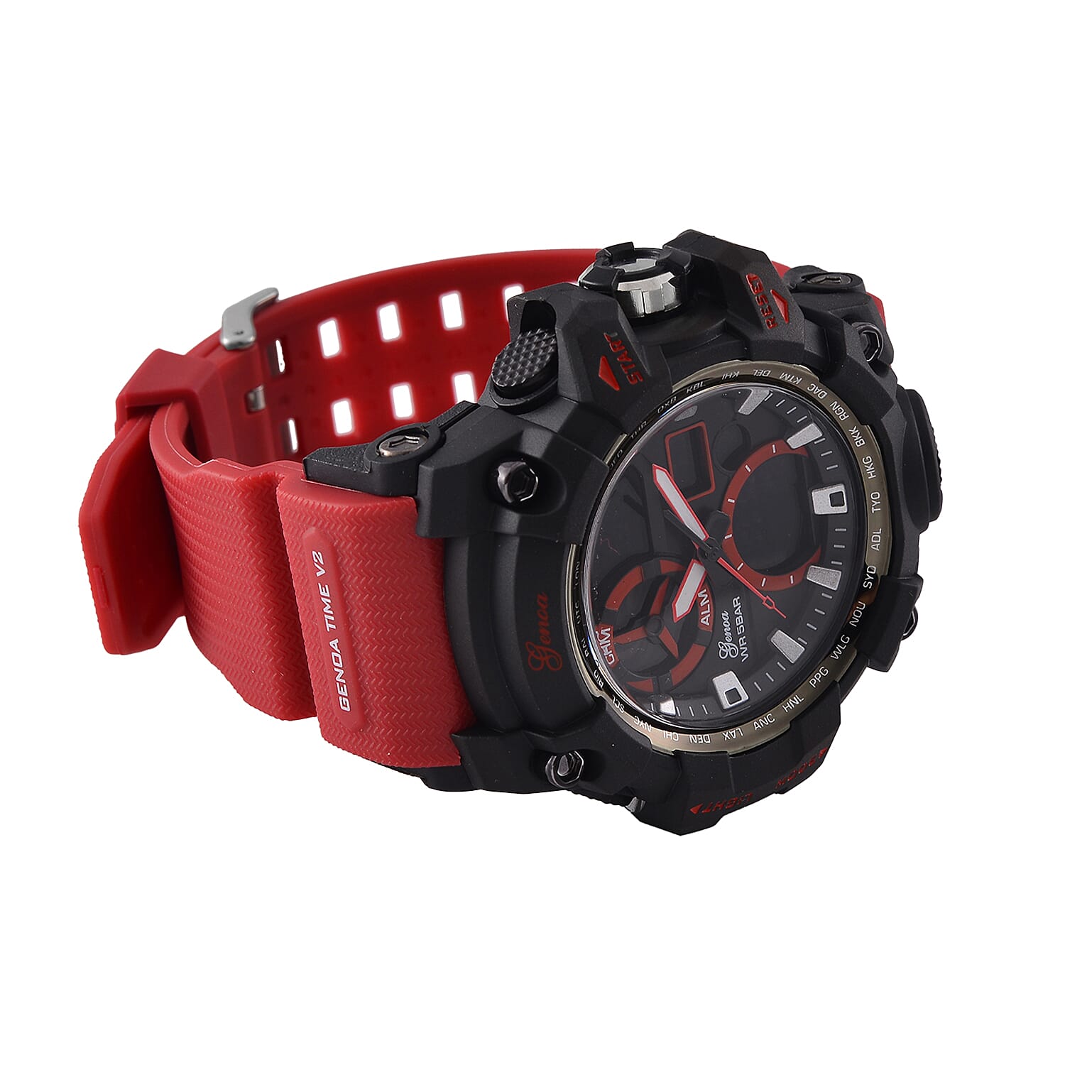 GENOA TIME V2 PC21S Japan Movement and Electronic Movement Men's Watch 7824024 5