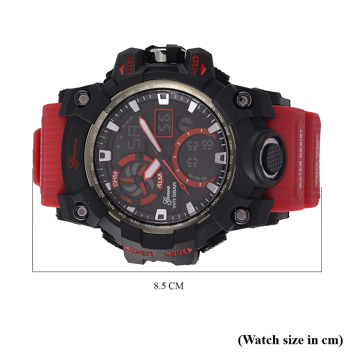 GENOA TIME V2 PC21S Japan Movement and Electronic Movement Men's Watch 7824024 7