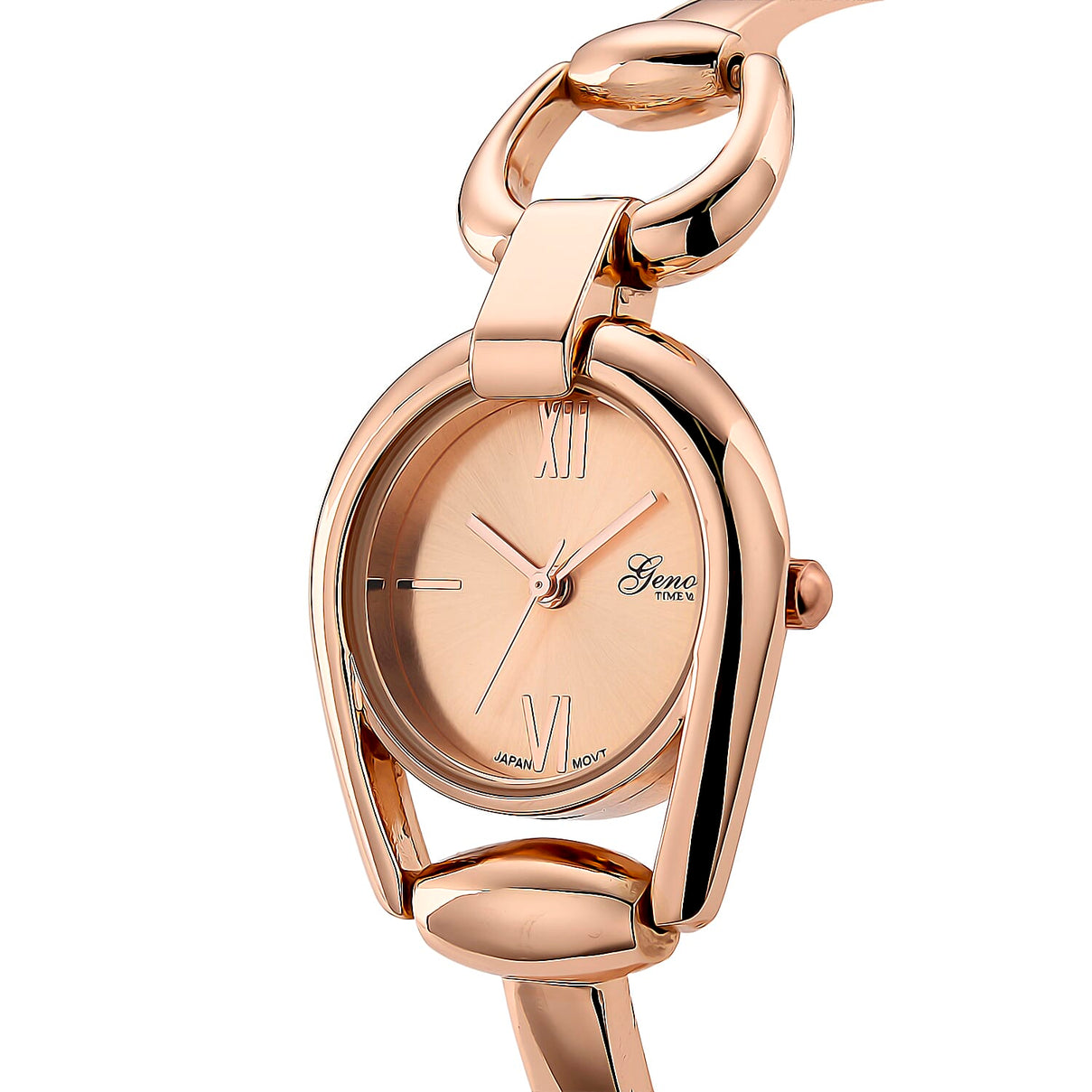 GENOA TIME V2 Sunshine Series Quartz PC21S 3ATM WR Rose Gold Dial &amp; Rose Gold Case Ladies Watch with Rose Gold Strap 8319625 4
