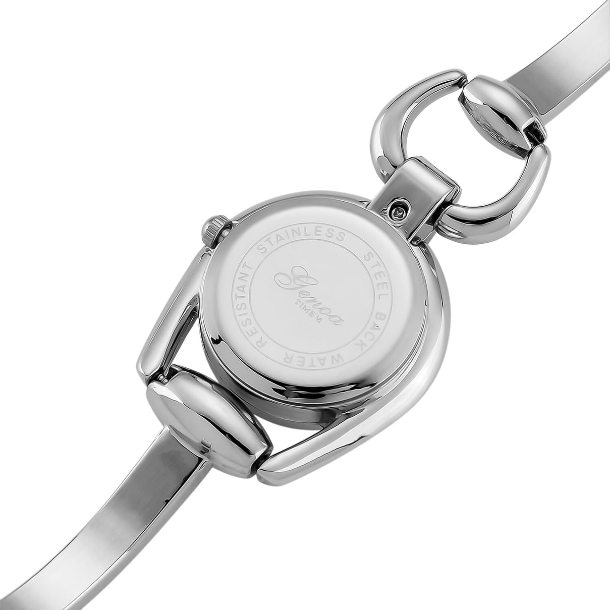 GENOA TIME V2 Sunshine Series Quartz PC21S 3ATM WR White Dial &amp; Silver Case Ladies Watch with Silver Strap V32491787 9