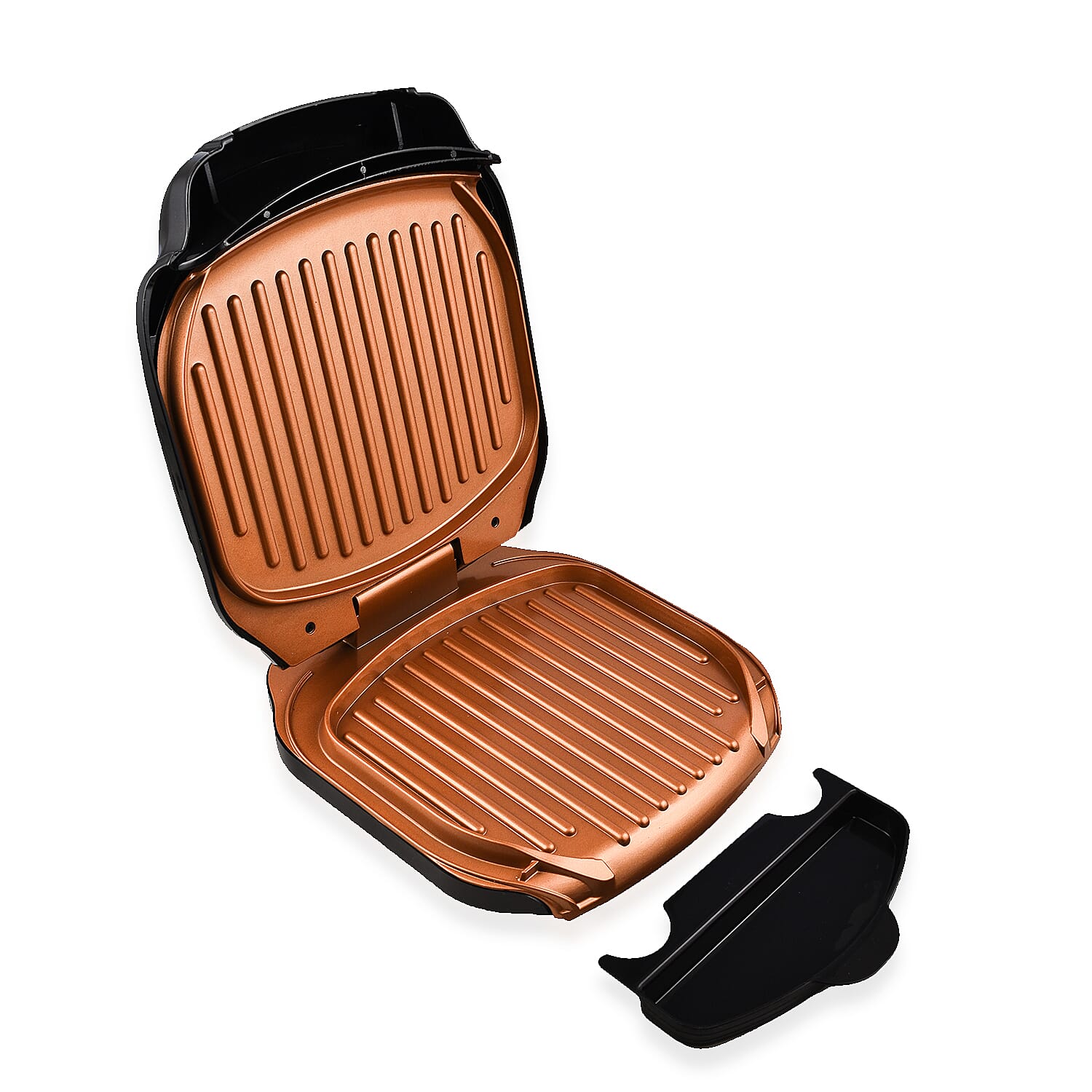 GOTHAM Steel Electric Low Fat Multipurpose Sandwich Grill with Nonstick Copper Coating 7505527 0