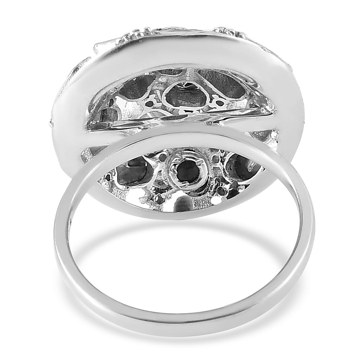 GP- Polki Diamond Ring in Platinum Overlay Sterling Silver 1.01 Ct 7274782 5