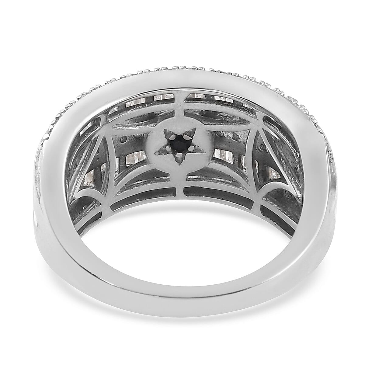 GP 1.16 Ct. Diamond Ring in Platinum Plated Sterling Silver 3843915 5