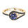 Yellow Gold Halo Engagement Rings