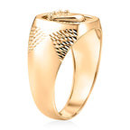 9K Yellow Gold Crown Ring