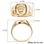 9K Yellow Gold Crown Ring