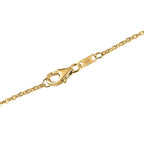 GP Amore Collection - Ruby (FF) & Moissanite Pendant with Chain (Size 20) in 18K Vermeil YG Plated Sterling Silver 2.32 Ct, Silver Wt. 6.37 Gms