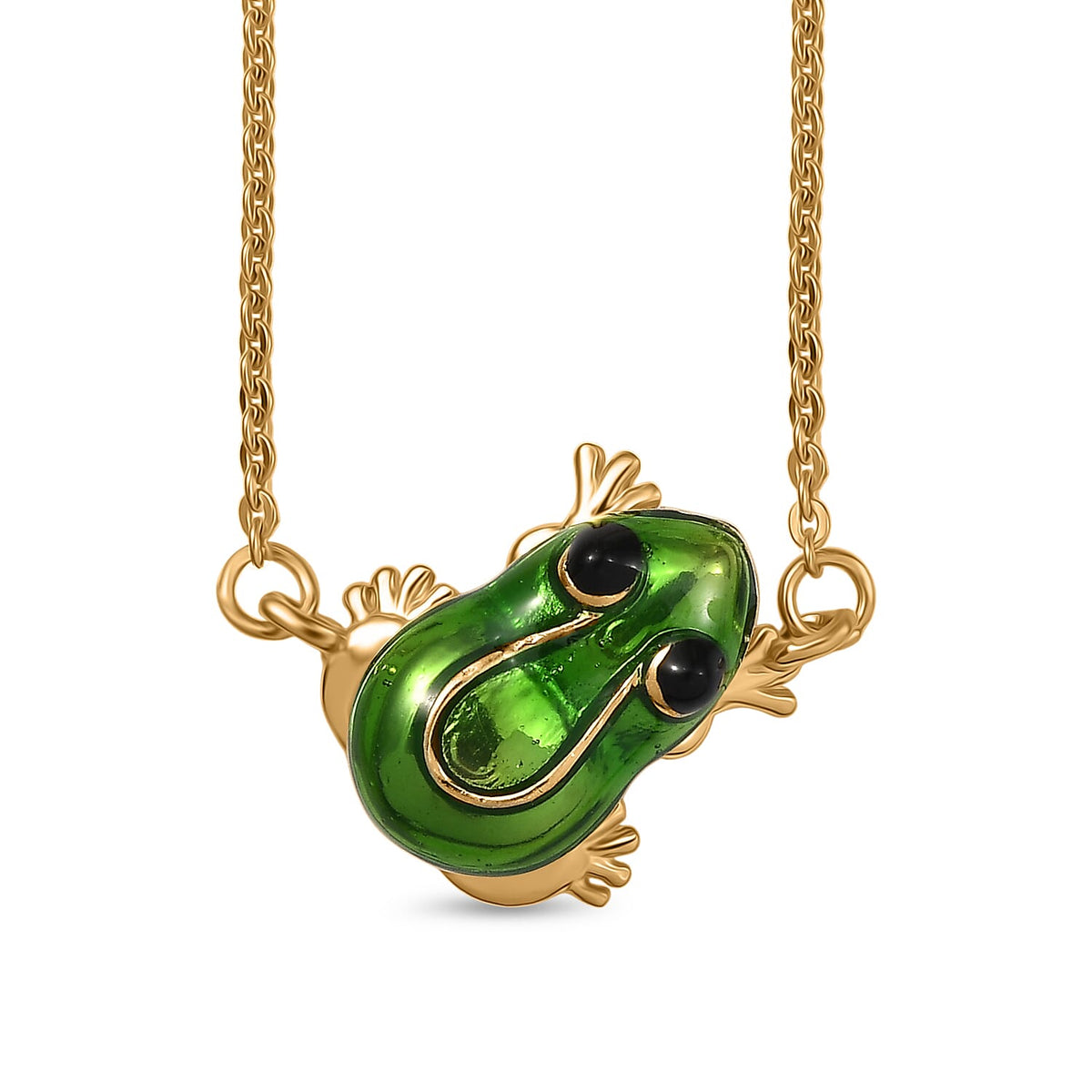 GP Blue Sapphire Necklace (Size - 20) in 18K Vermeil Yellow Gold Sterling Silver 8086143 0