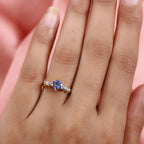 GP Celestial Dream Collection - 9K Yellow Gold Tanzanite, Diamond Ring