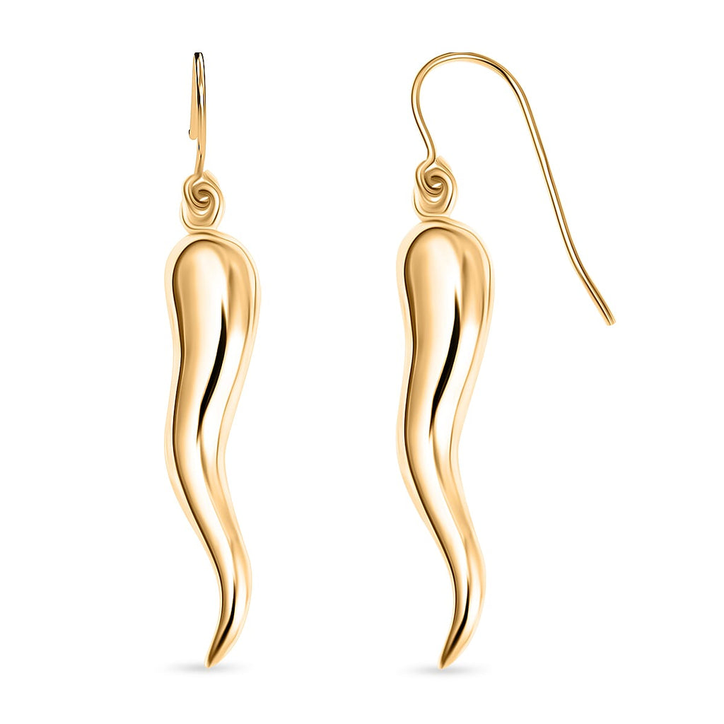 9K Yellow Gold Earring.