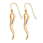 9K Yellow Gold Earring.