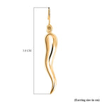 9K Yellow Gold Earring.