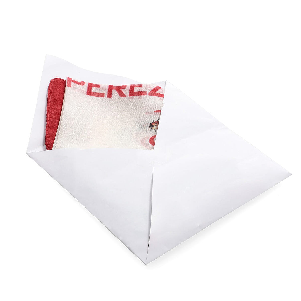 GP - Chilli Tree Pattern Pocket Square - Cream, Red and Green 8945475 7