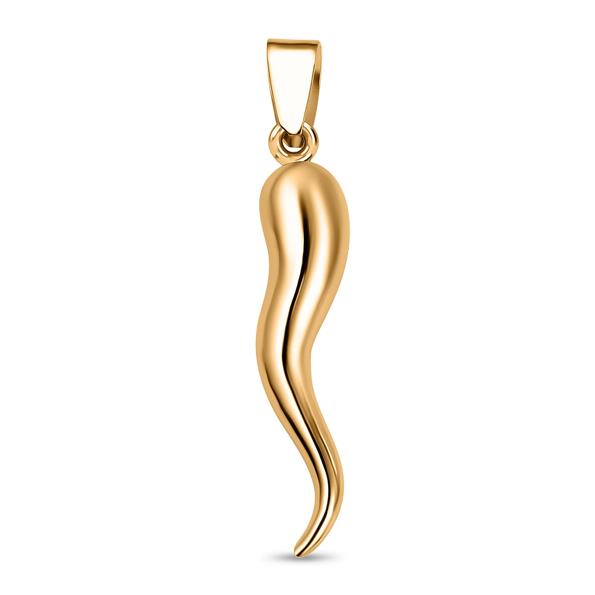 GP Collection 9K Yellow Gold Iconic Chili Pendant 7891546 1