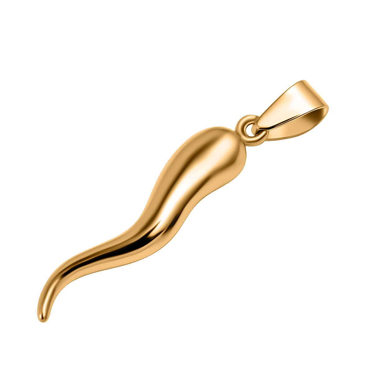 GP Collection 9K Yellow Gold Iconic Chili Pendant 7891546 4
