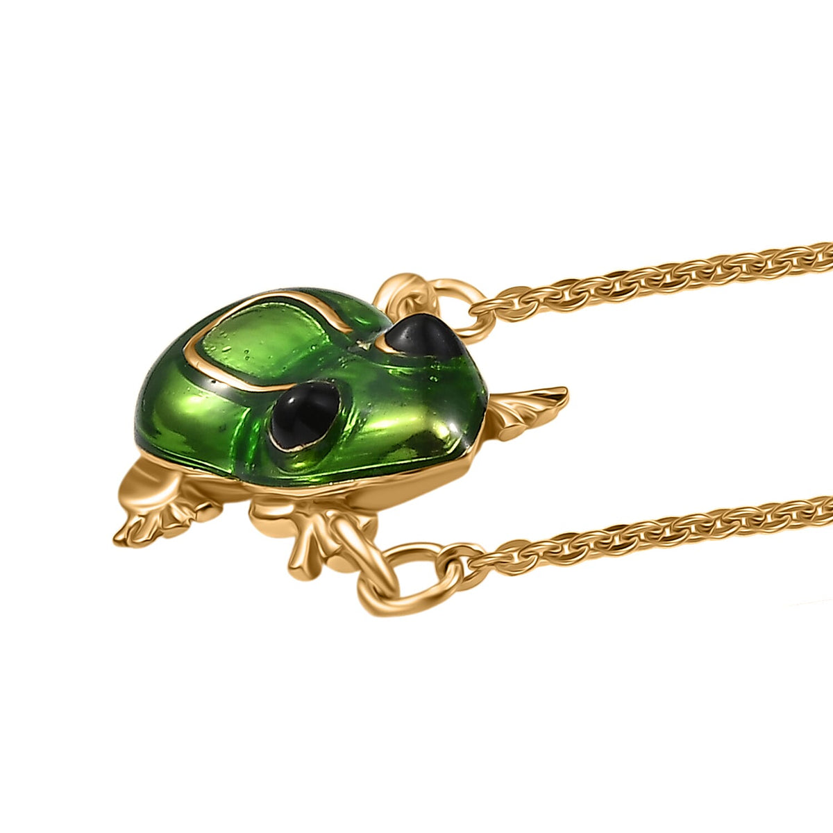 GP Blue Sapphire Necklace (Size - 20) in 18K Vermeil Yellow Gold Sterling Silver 8086143 12
