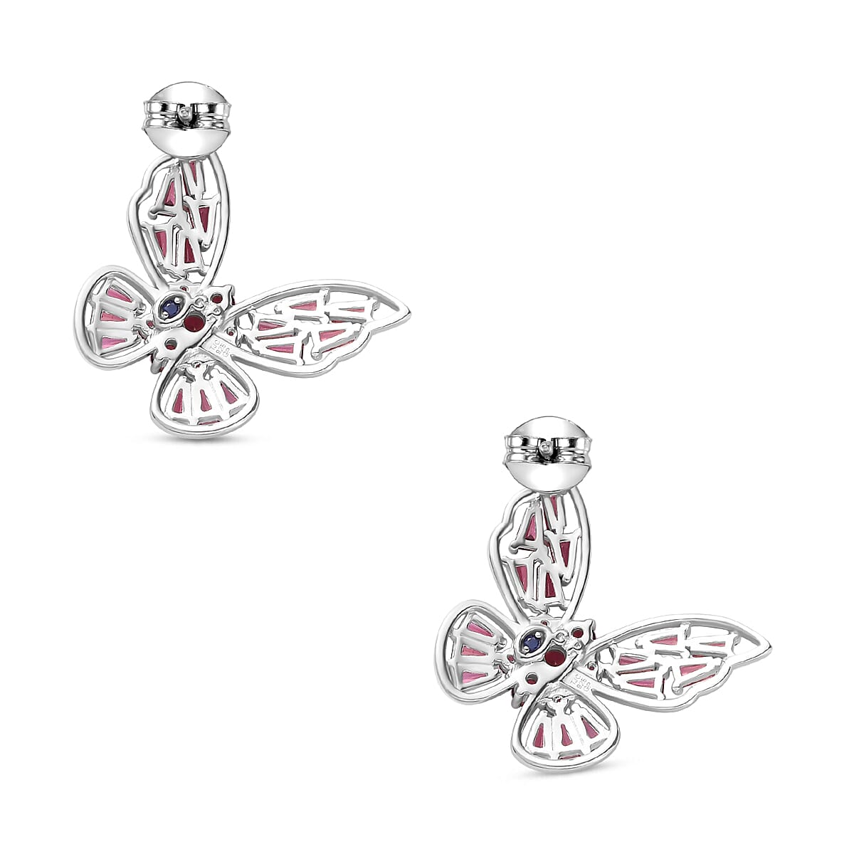 GP Italian Garden Collection - Rhodolite Garnet Earrings in Rhodium Overlay Sterling Silver 7808063 5