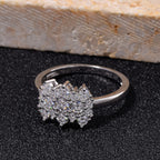 RADIANTA Moissanite - GRA Certified D-VVS1 Moissanite Boat Ring in Rhodium Overlay Sterling Silver 1.07 Ct.