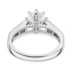 RADIANTA Moissanite - GRA Certified D-VVS1 Moissanite Ring in Rhodium Overlay Sterling Silver 1.52 Ct.