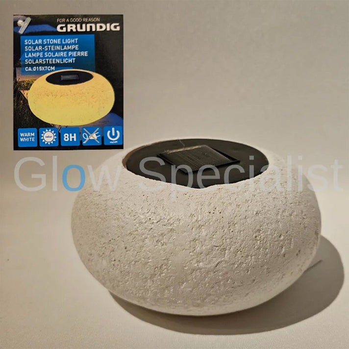 GRUNDIG Solar Deco Stone with Light 7576329 1