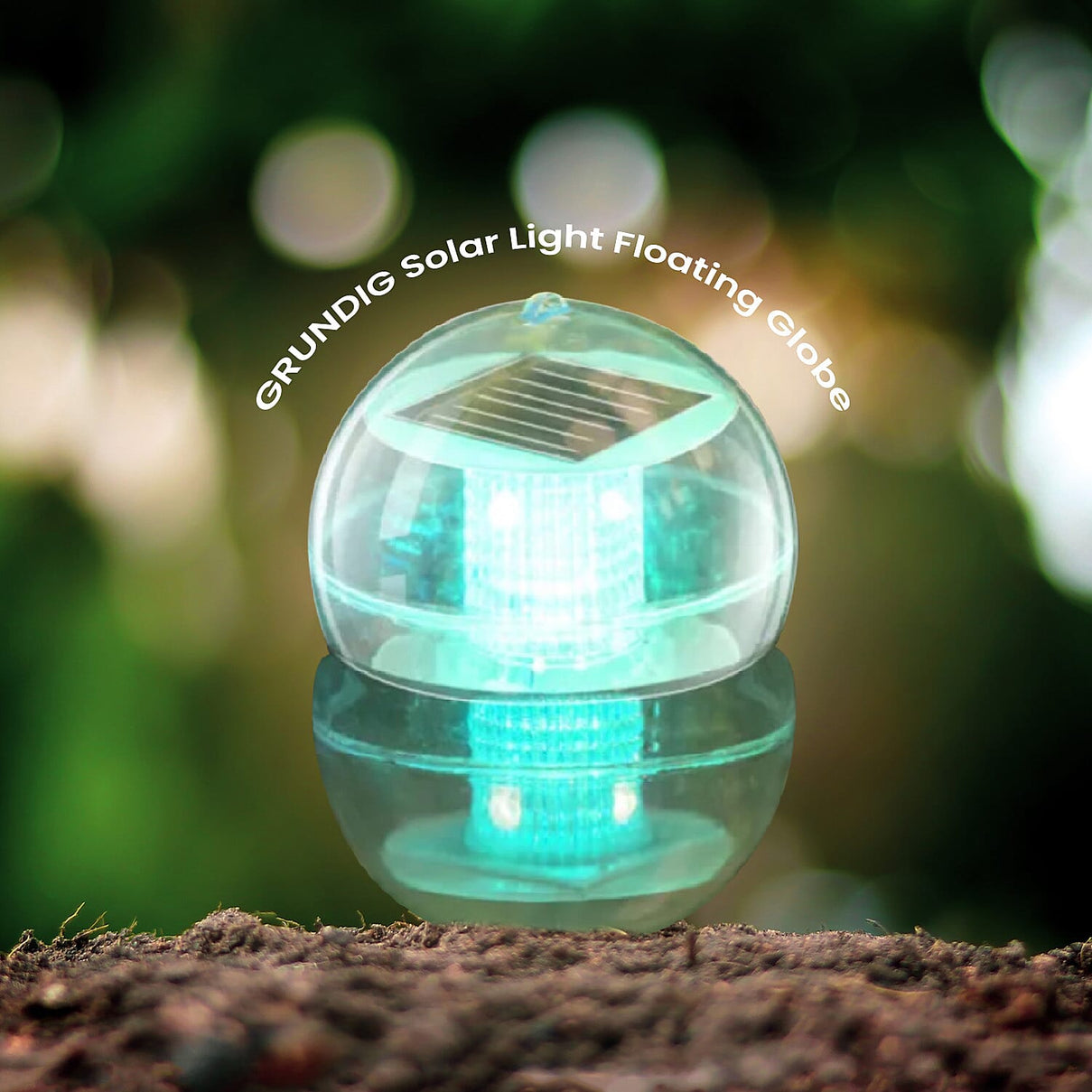 GRUNDIG Solar Light Floating Globe 7576288 2