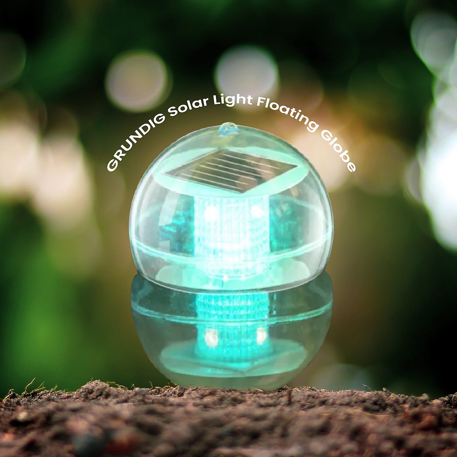 GRUNDIG Solar Light Floating Globe 7576288 2