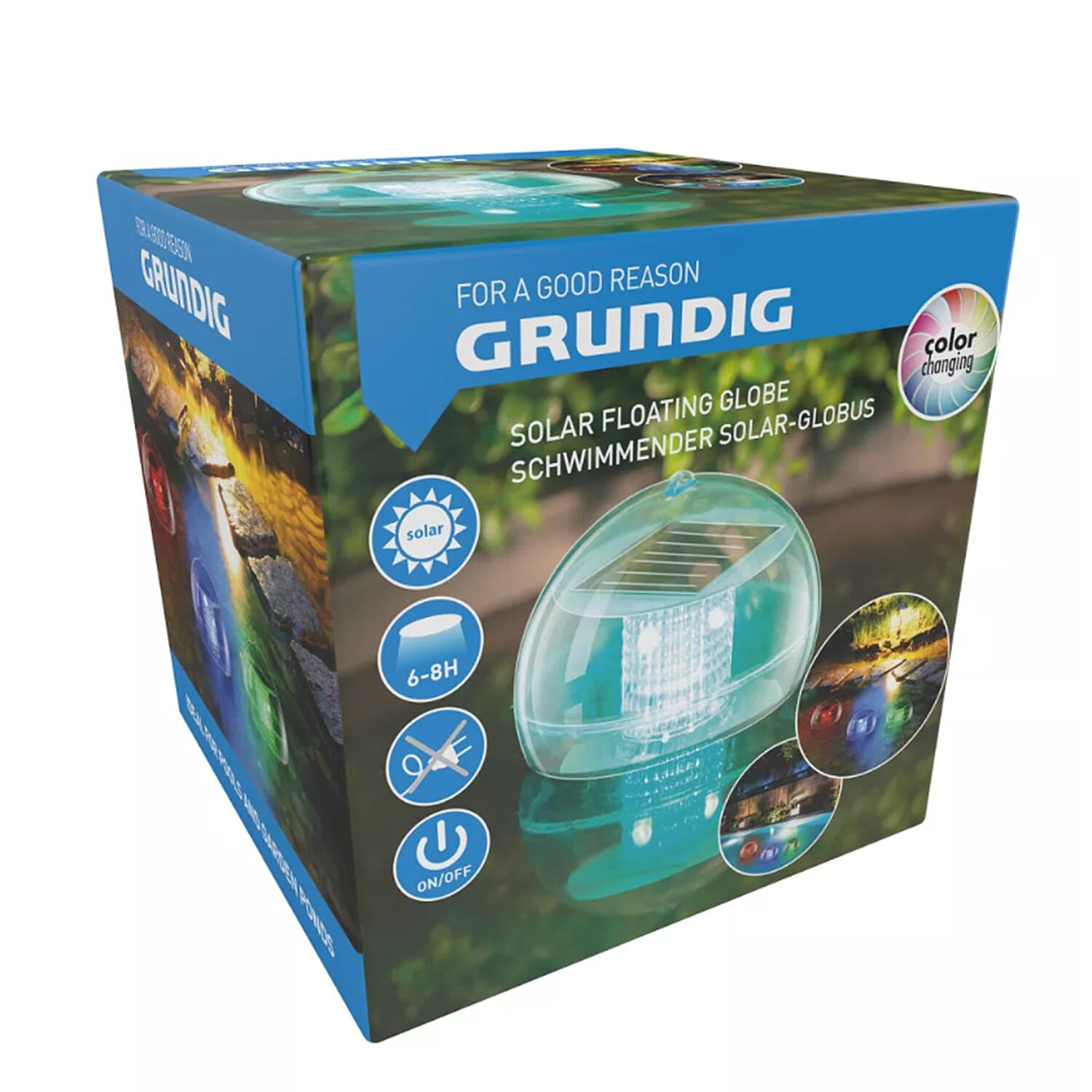 GRUNDIG Solar Light Floating Globe 7576288 3