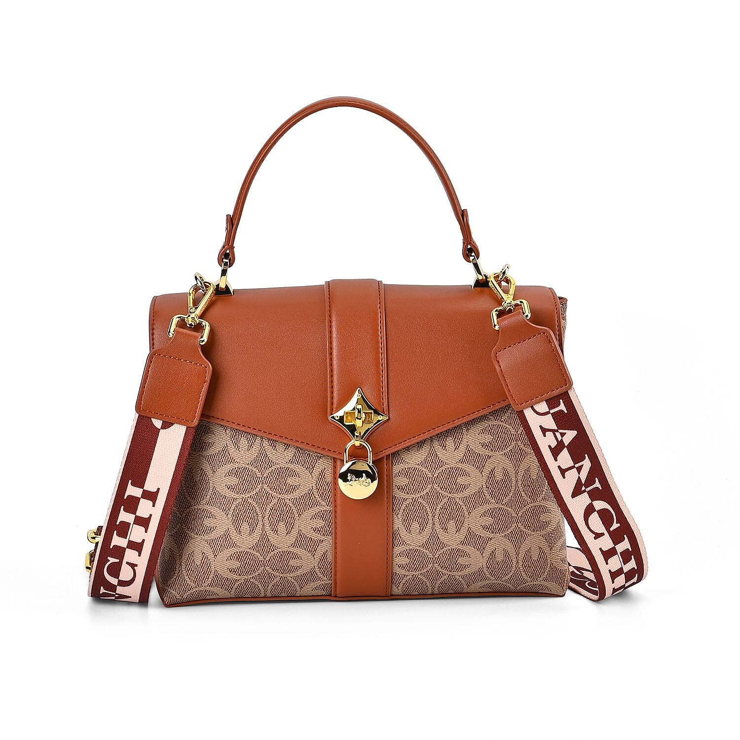GUANCHI Crossbody Bag with Handle Drop - Brown 7692868 10