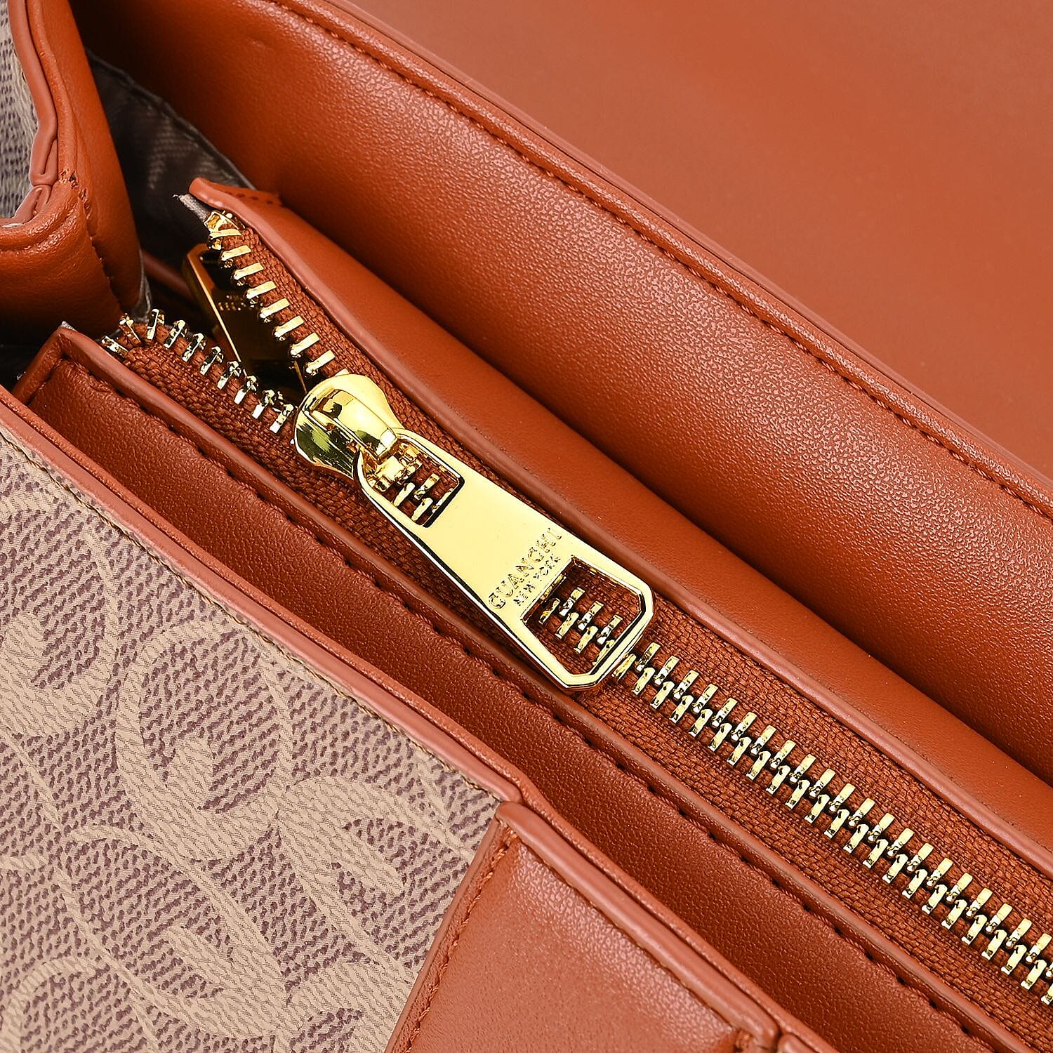 GUANCHI Crossbody Bag with Handle Drop - Brown 7692868 19