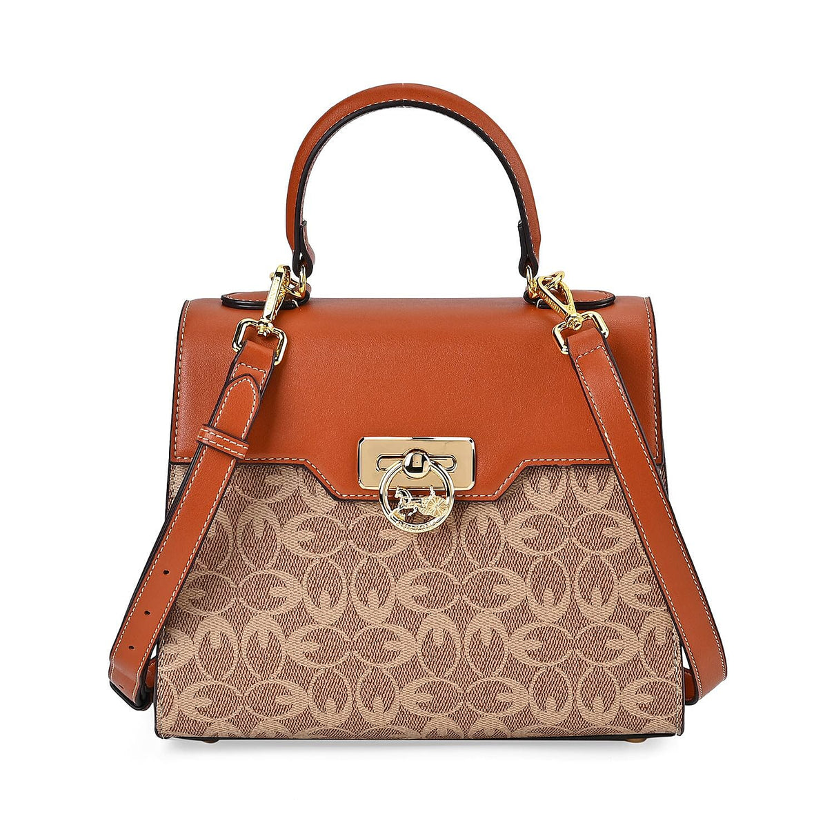 GUANCHI Patterned Crossbody Bag with Handle Drop 7693010 11