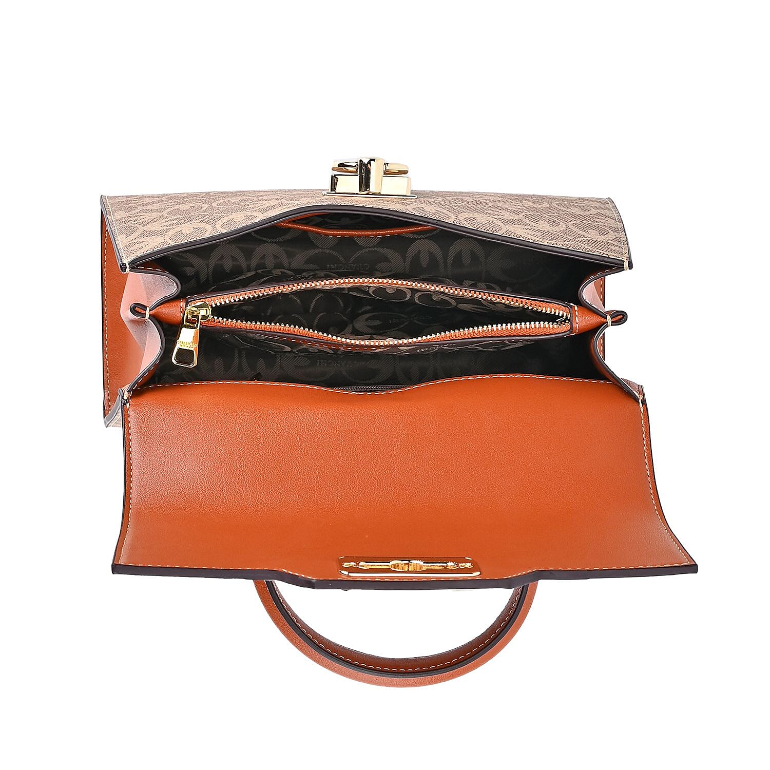 GUANCHI Patterned Crossbody Bag with Handle Drop 7693010 19