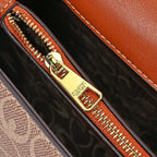GUANCHI Crossbody Bag with Handle Drop - Brown