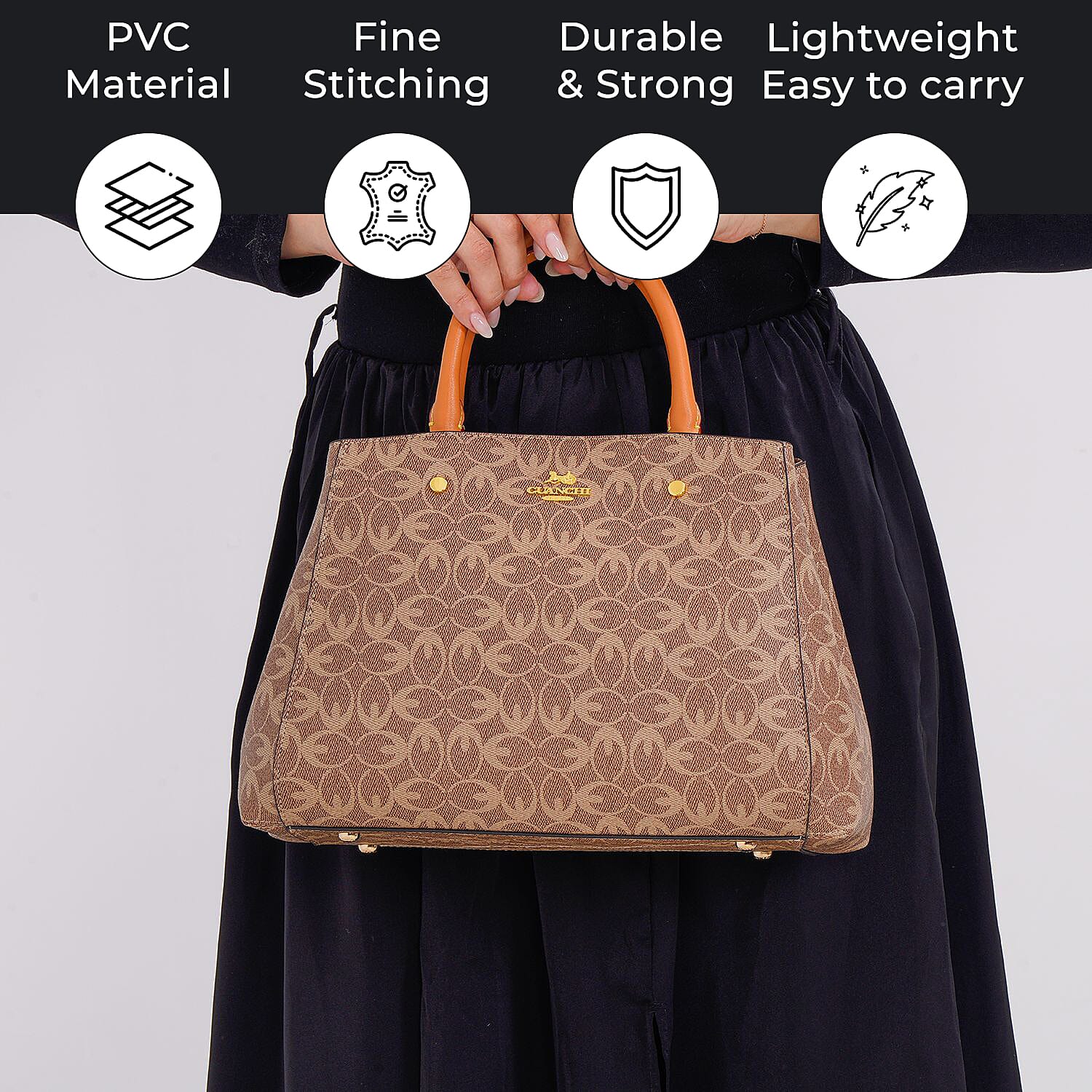 GUANCHI Crossbody Bag with Handle Drop - Brown 7693060 12