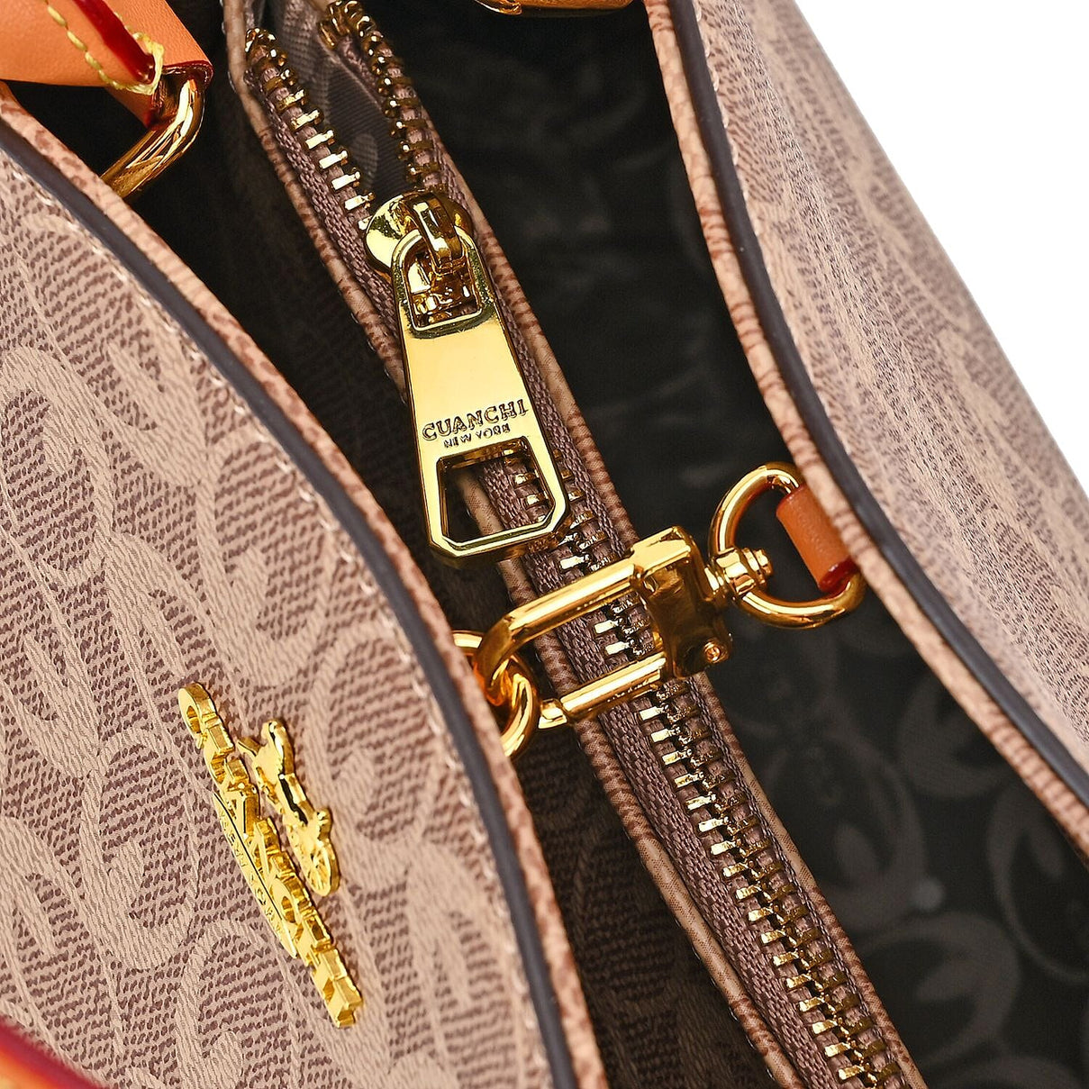 GUANCHI Crossbody Bag with Handle Drop - Brown 7693060 19