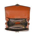 GUANCHI Crossbody Bag with Shoulder Strap - Off White & Brown