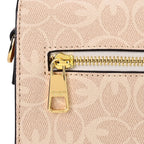 GUANCHI Crossbody Bag with Shoulder Strap - Off White & Brown