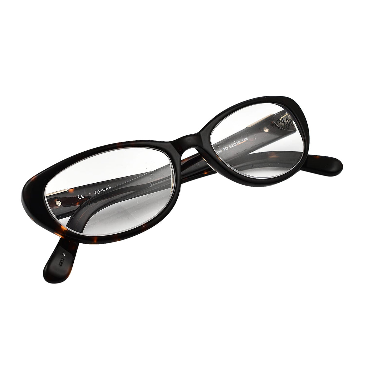 GUESS Cat Eye Tort Frames with Decorative Sides (Power 4.0) - Dark 7750731 3