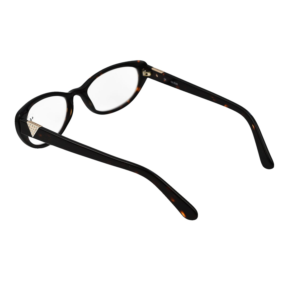 GUESS Cat Eye Tort Frames with Decorative Sides (Power 4.0) - Dark 7750731 4
