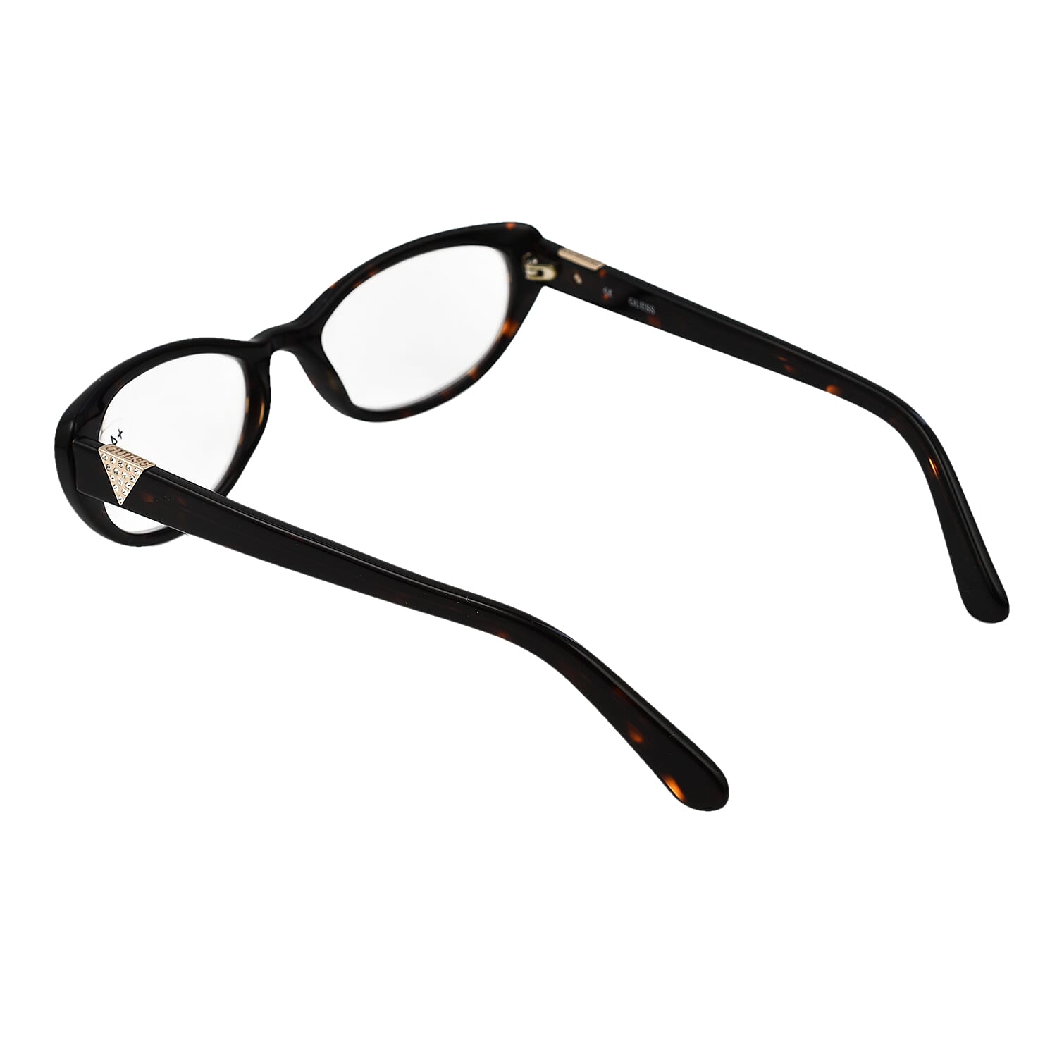 GUESS Cat Eye Tort Frames with Decorative Sides (Power 4.0) - Dark 7750731 4