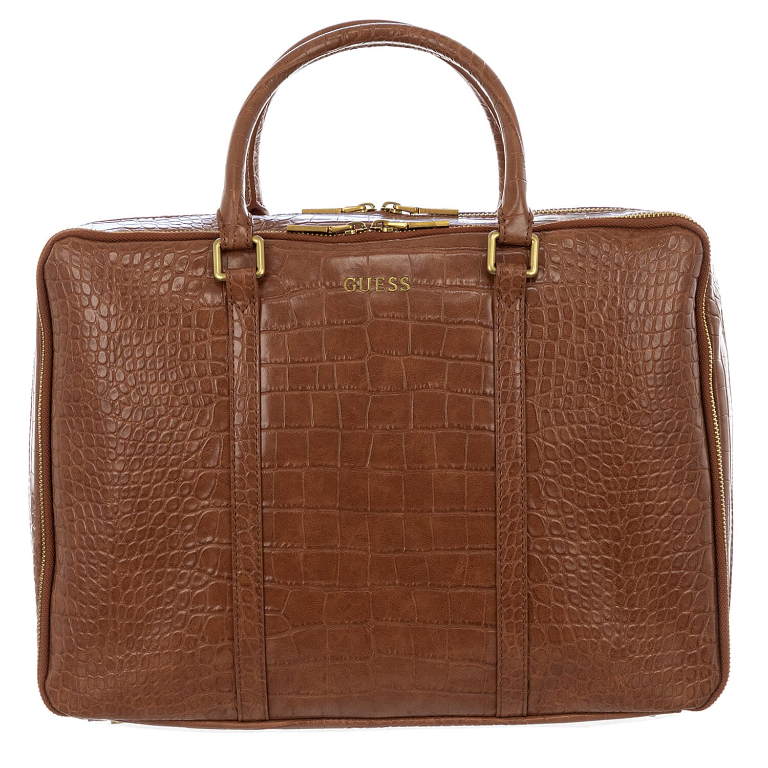 GUESS Ethan Laptop Handbag - Brown 8951903 0