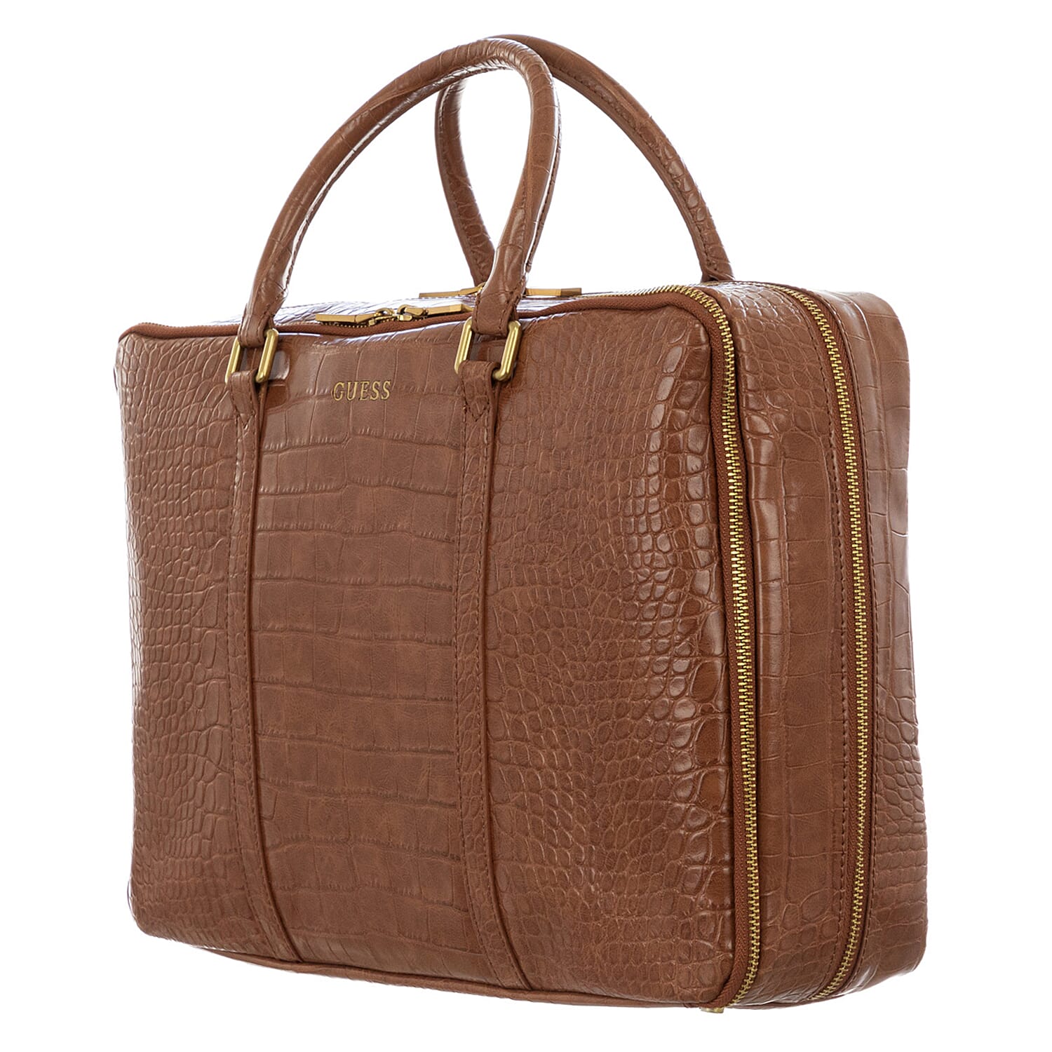 GUESS Ethan Laptop Handbag - Brown 8951903 1
