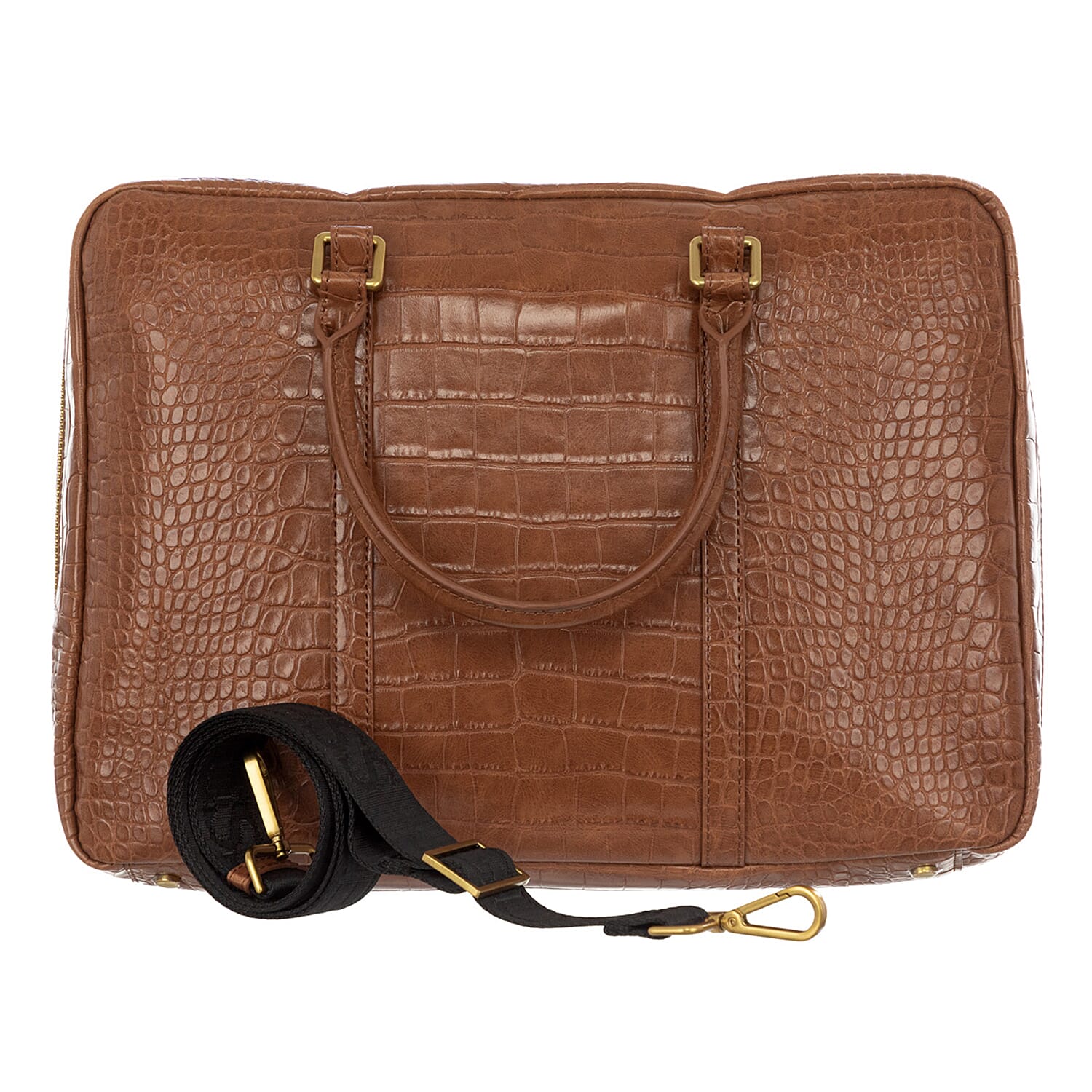GUESS Ethan Laptop Handbag - Brown 8951903 4